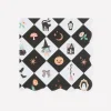 Patchwork Halloween Large Napkins (x 16)