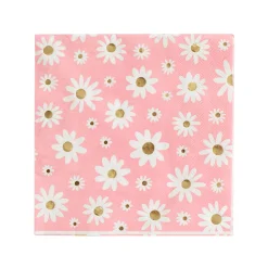Peace & Love Daisy Large Napkins, Pack of 16