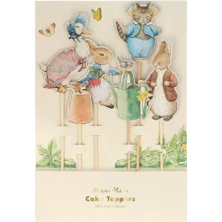 Peter Rabbit & Friends Cake Toppers, Pack of 6