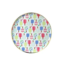 Pickleball Social Club Dessert Plates, Pack of 8