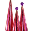 Pink and Purple Carnival Trees, Set of 3