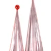 Pink and Red Pleated Trees, Set of 2