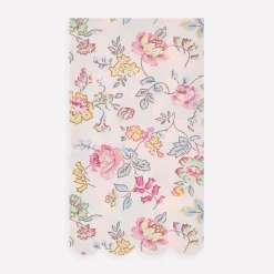 Pink Chintz Guest Towels, Set of 16