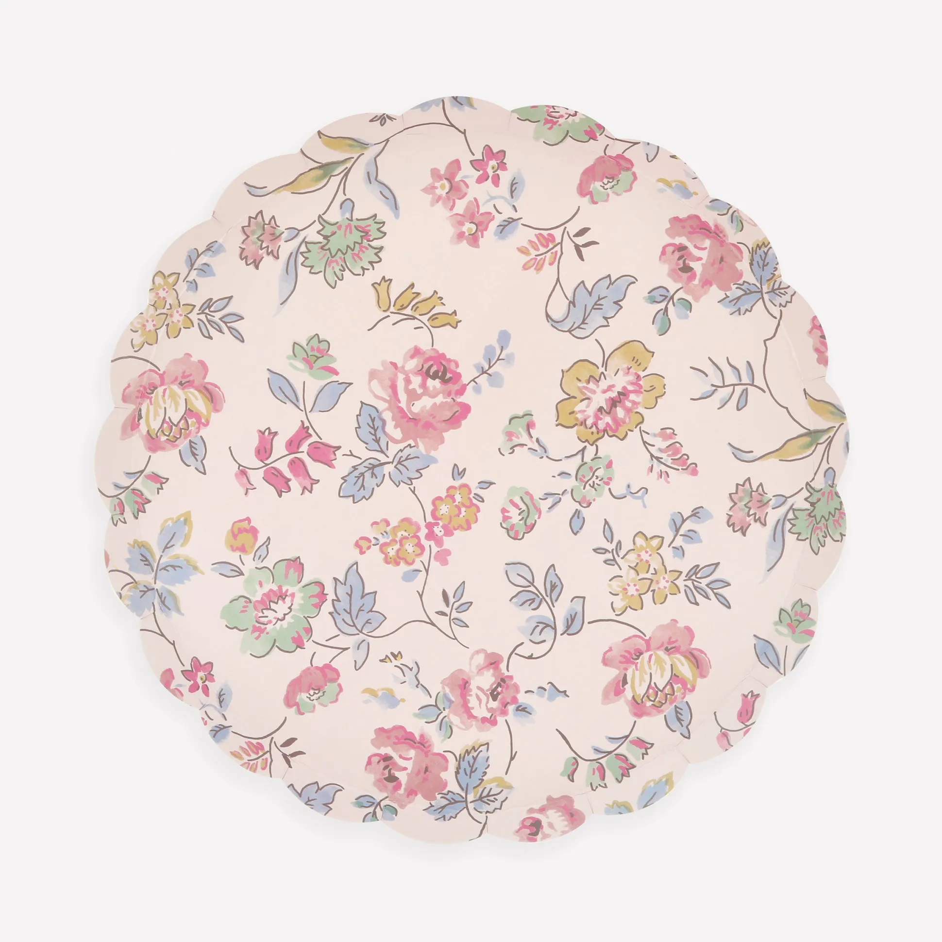 Pink Chintz Side Plates, Set of 8