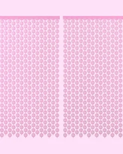 Pink Disco Curtain - Iridescent Foil Curtain