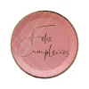 Pink Feliz Cumpleaño Dessert Plates, Pack of 8