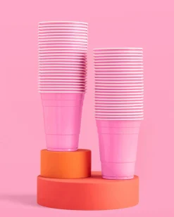 Pink Friday Cups, Pack of 50