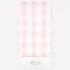 Pink Gingham Paper Tablecloth