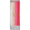 Pink Glitter Candles