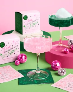 Pink + Green Glitter Bombs - 4 cotton candy glitter bombs