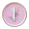 Pink Onederland Dinner Plates, Pack of 8