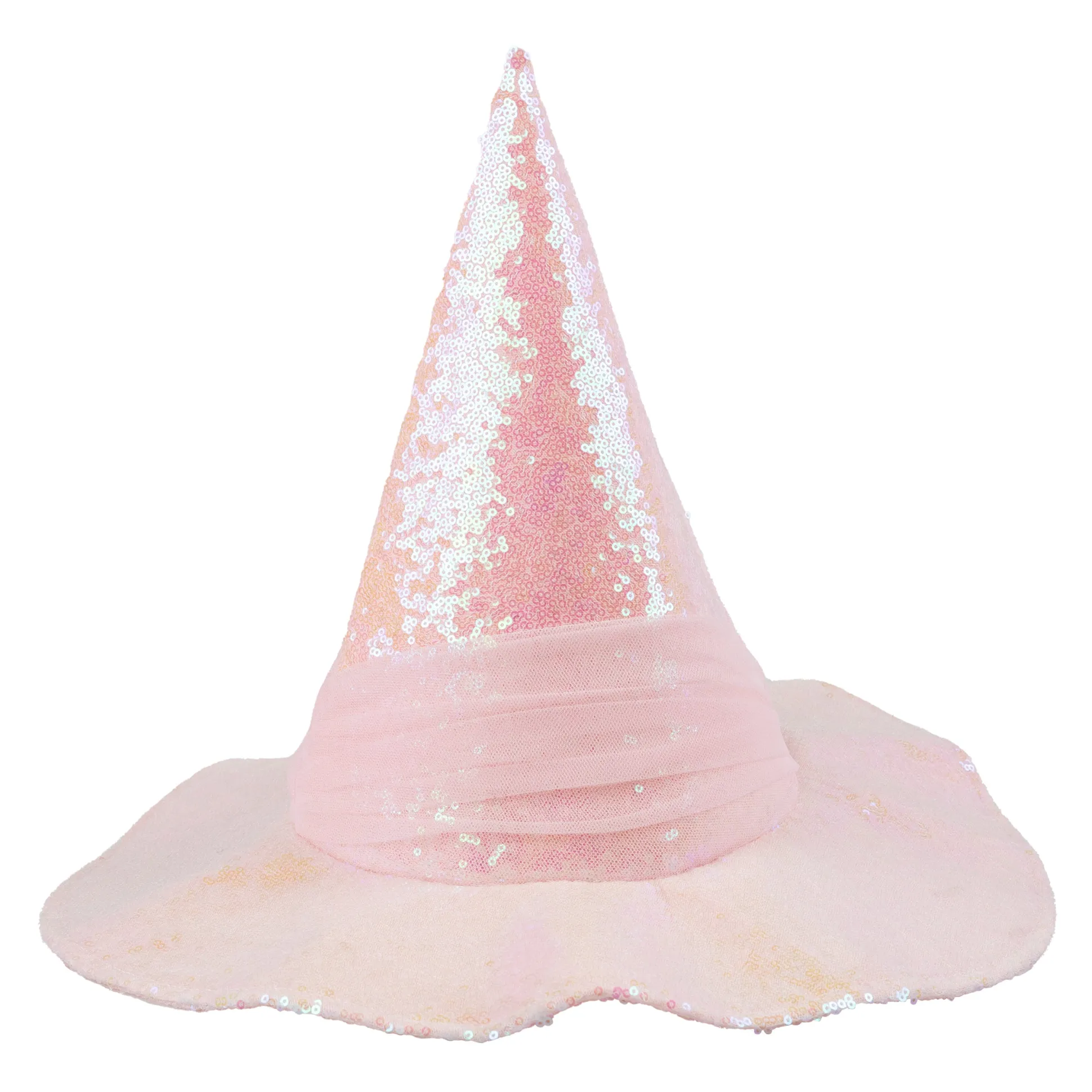 Pink Sequin Witch Hat