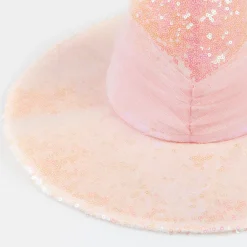Pink Sequin Witch Hat