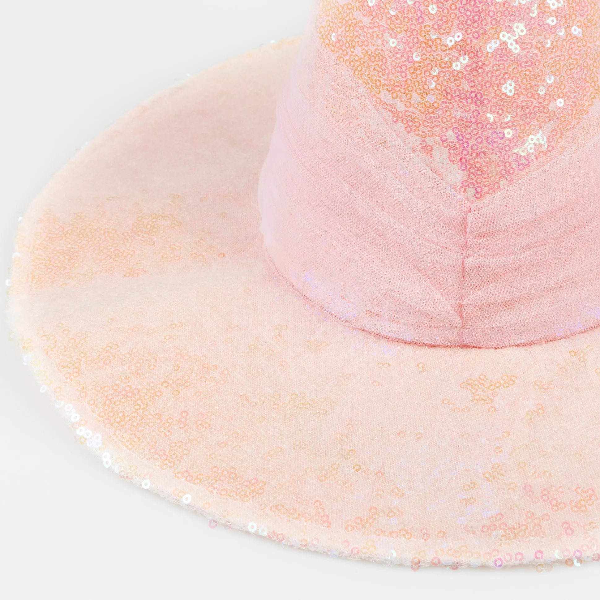 Pink Sequin Witch Hat