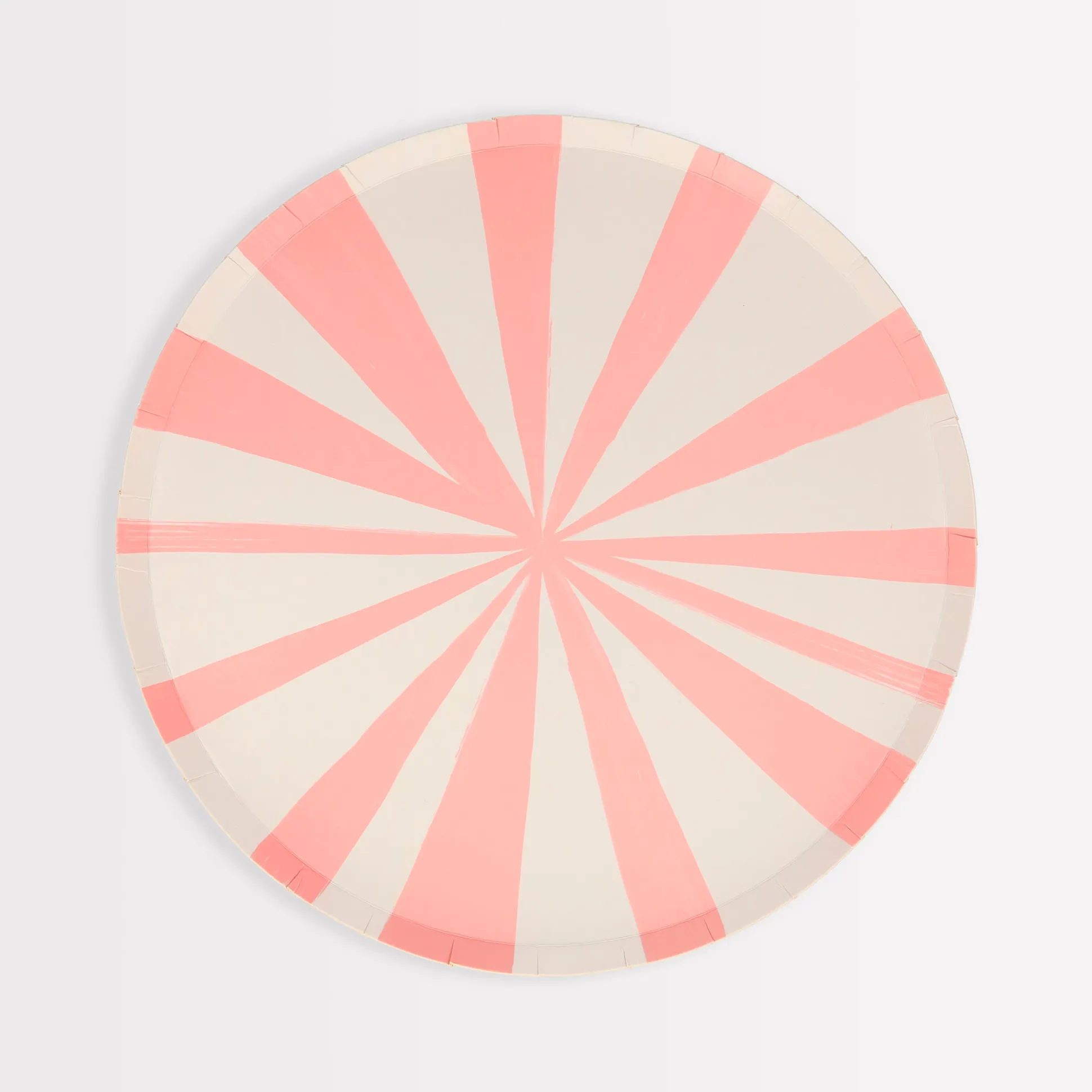 Pink Stripe Side Plates, Pack of 8