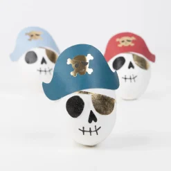 Pirate Skulls Surprise Balls, Pack of 3