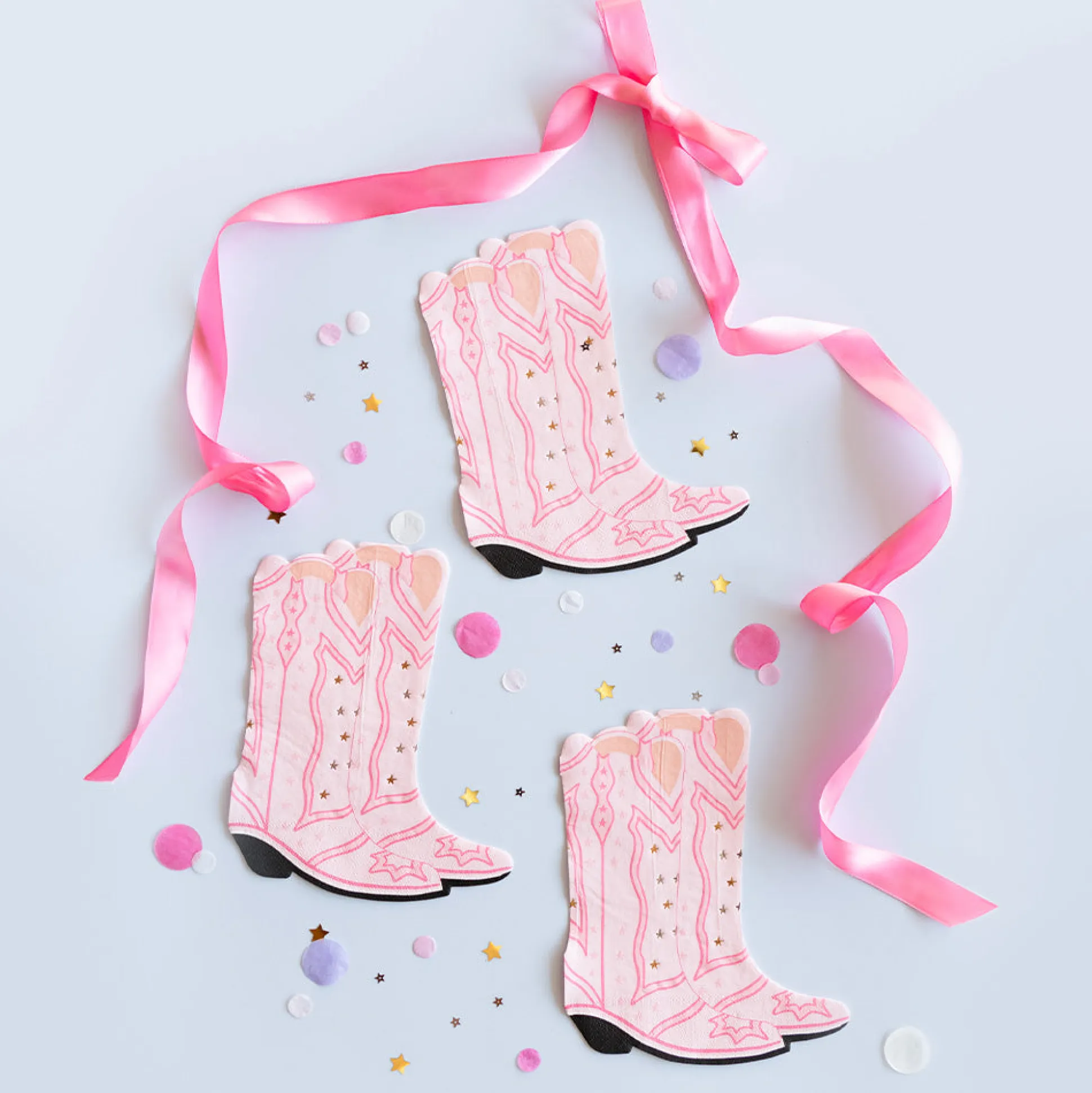 Pony Tales Large "Boot" Napkins, Pack of 16