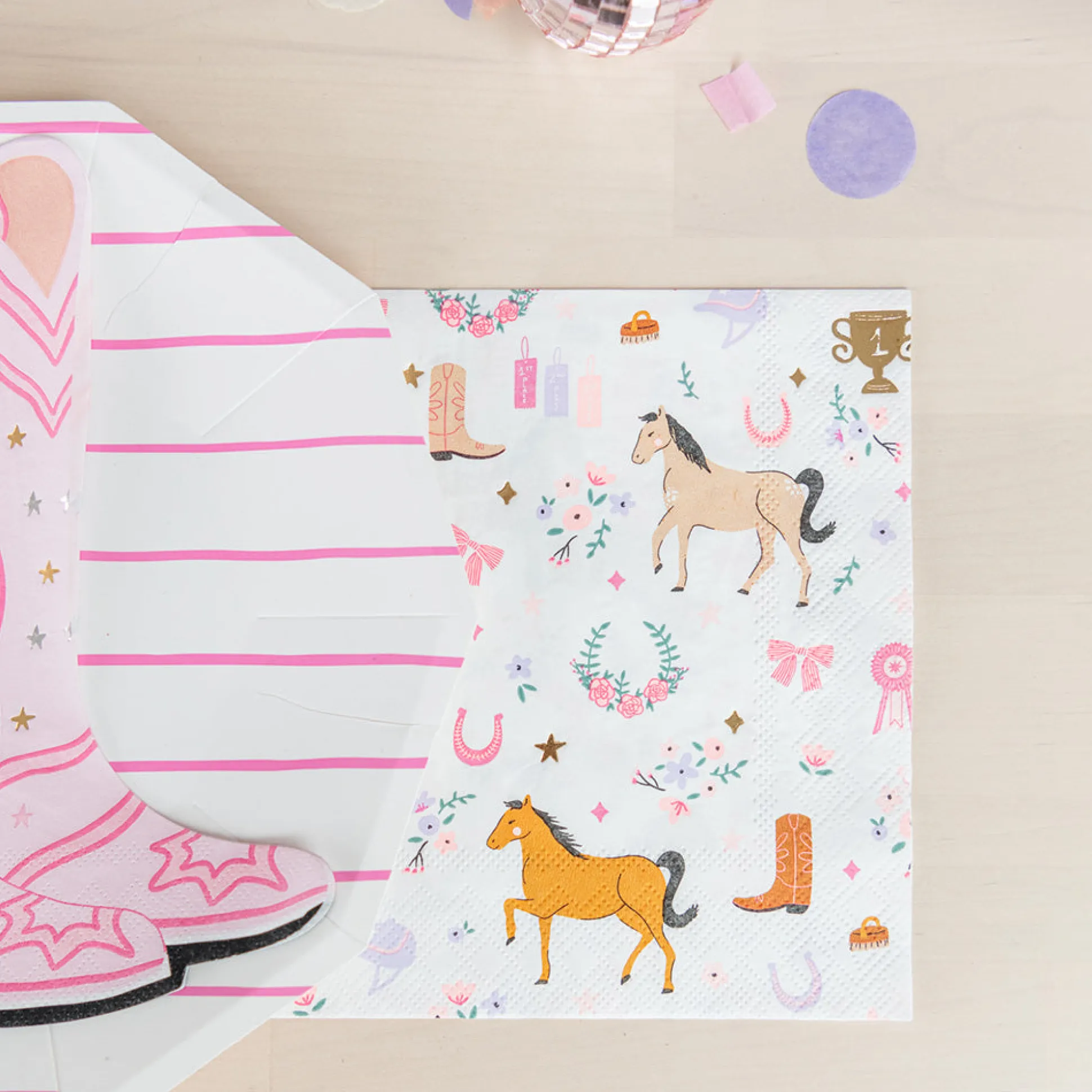 Pony Tales Large Napkins, Pack of 16