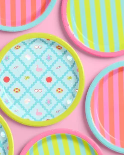 Pool Party Plates - 24 paper plates