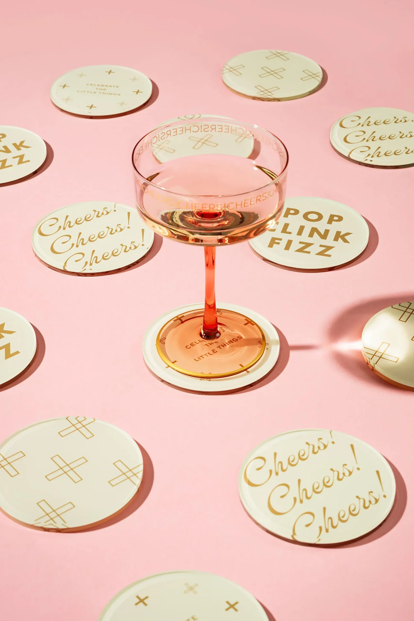 Pop Clink Fizz Coaster