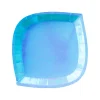 Posh Bubble Mint Dessert Plate, Pack of 8