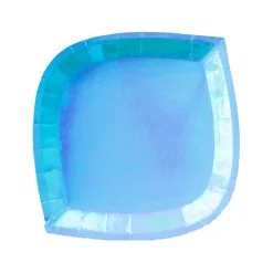 Posh Bubble Mint Dessert Plate, Pack of 8