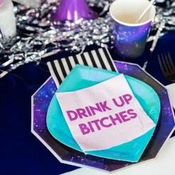 Posh Bubble Mint Dessert Plate, Pack of 8