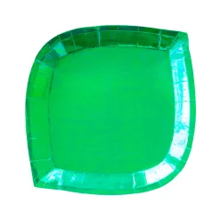 Posh Emerald City Dessert Plates, Pack of 8