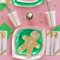 Posh Emerald City Dessert Plates, Pack of 8