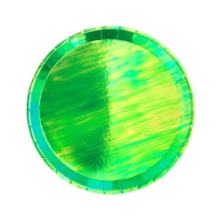 Posh Emerald City Round Dessert Plates, Pack of 8
