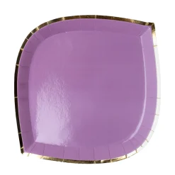 Posh Lilac You Lots Dinner Plates, Pack of 8