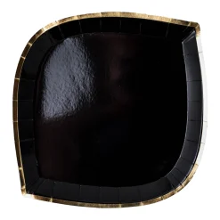 Posh Noir Charger Plates, Pack of 8