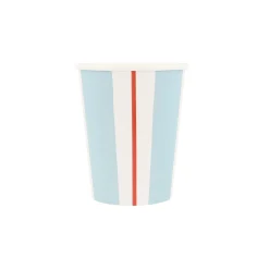 Preppy Stripe Cups, Pack of 8