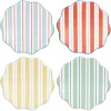 Preppy Stripe Dinner Plates, Pack of 8