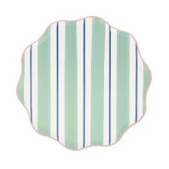 Preppy Stripe Side Plates, Pack of 8