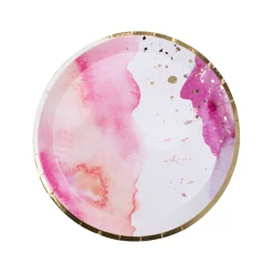 Pretty in Pink Dessert Plates, Pack of 8