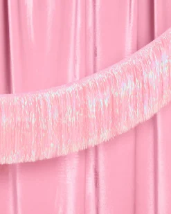 Pretty in Pink Fringe - light pink fringe banner