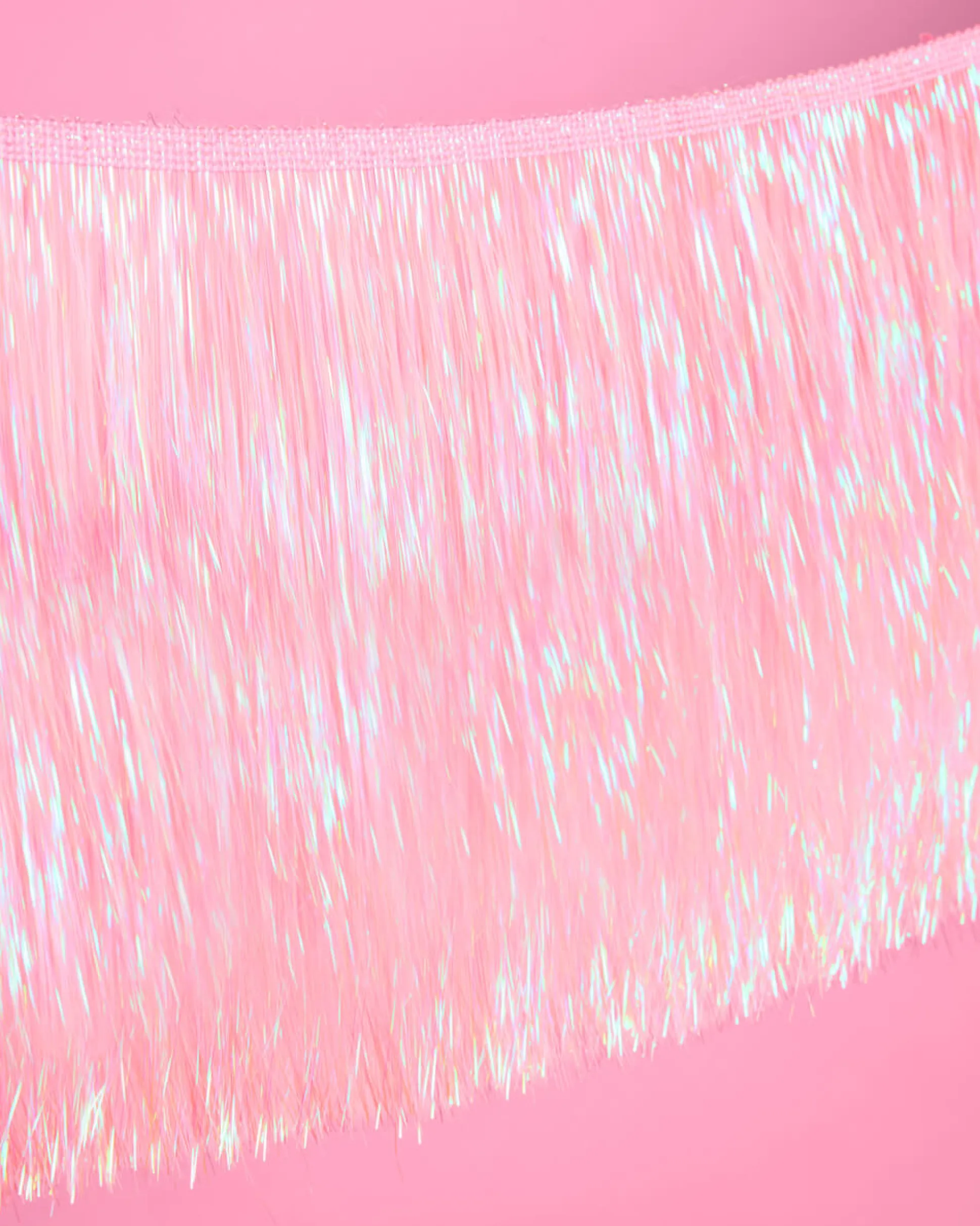 Pretty in Pink Fringe - light pink fringe banner