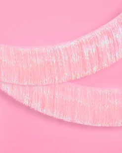 Pretty in Pink Fringe - light pink fringe banner