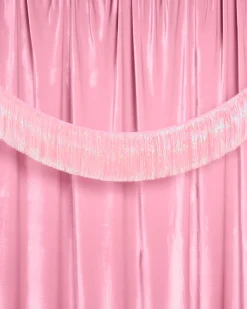 Pretty in Pink Fringe - light pink fringe banner