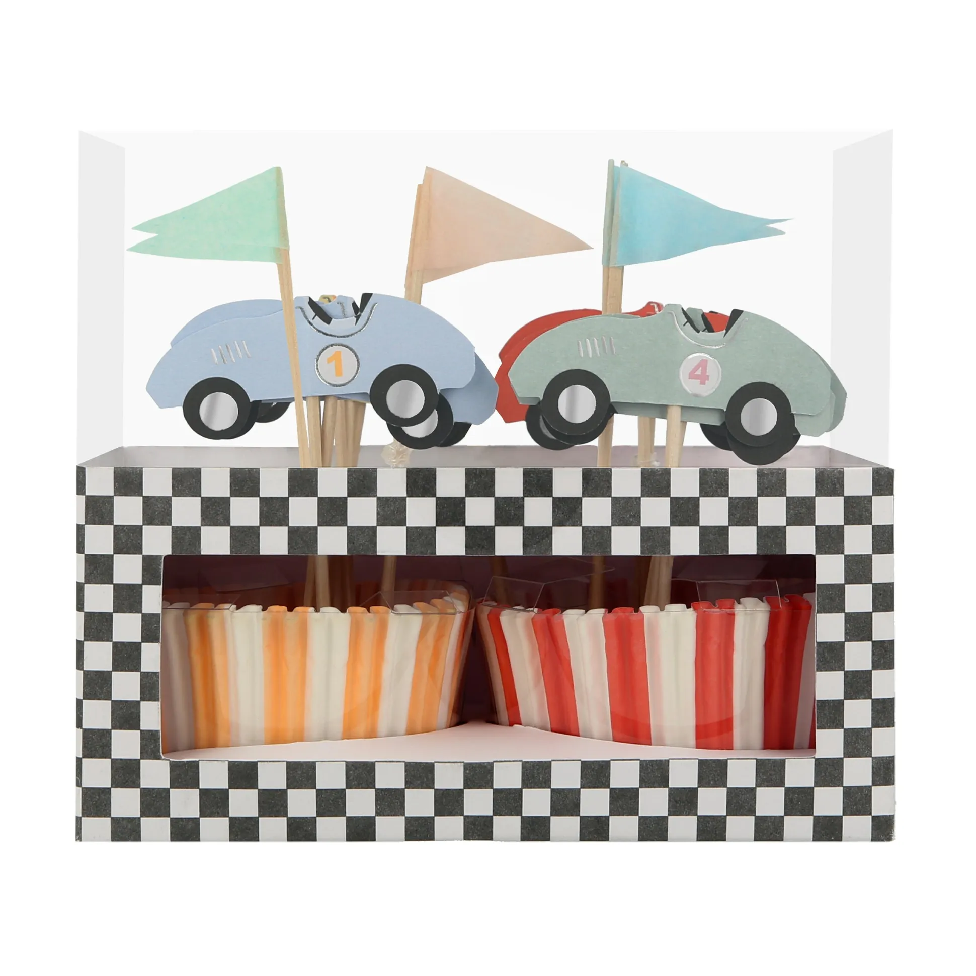 Race Cars Cupcake Kit