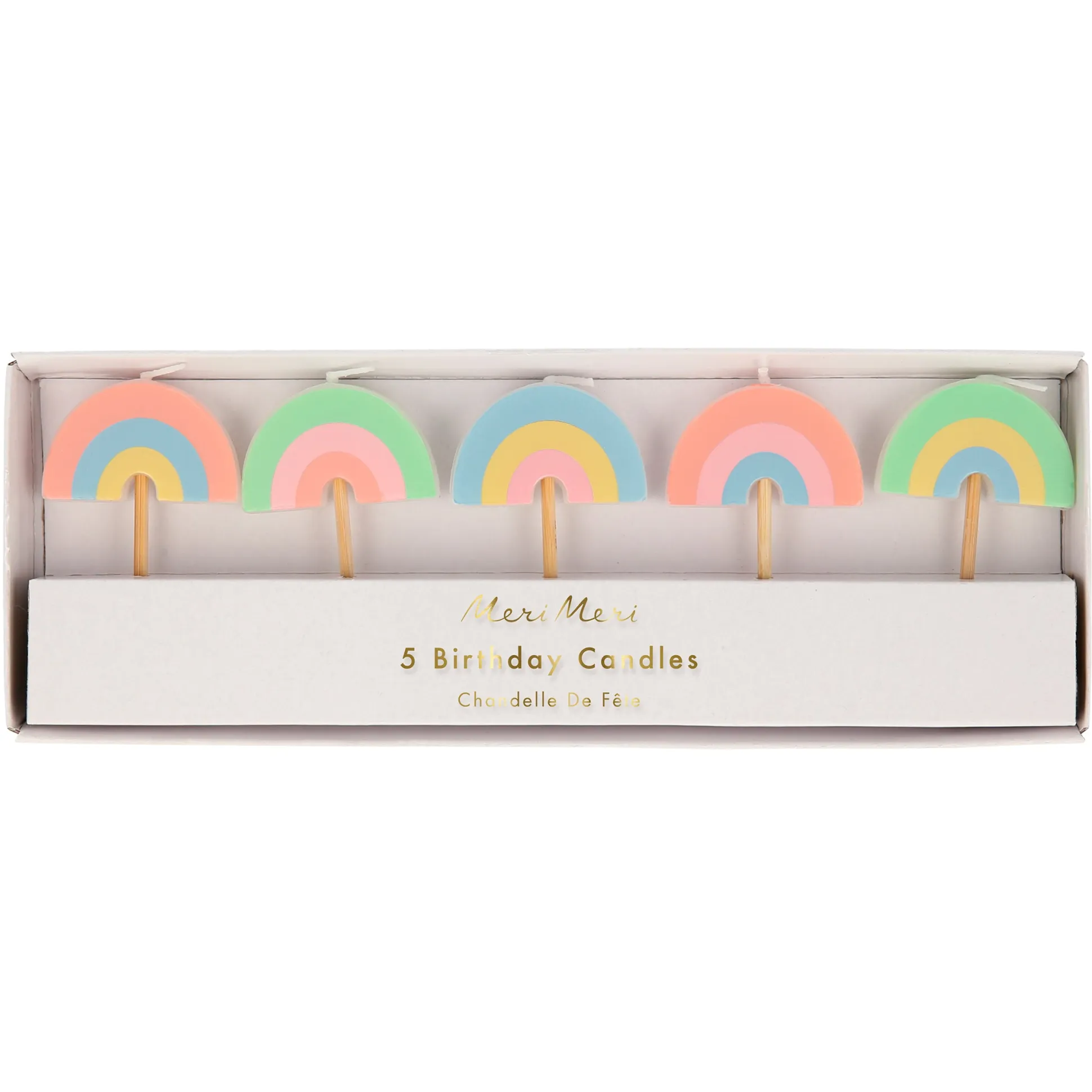 Rainbow Candles