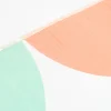 Rainbow Tissue Paper Scallop Garlands