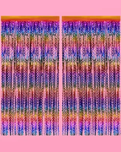 Rain On Me Curtain - wavy foil curtain
