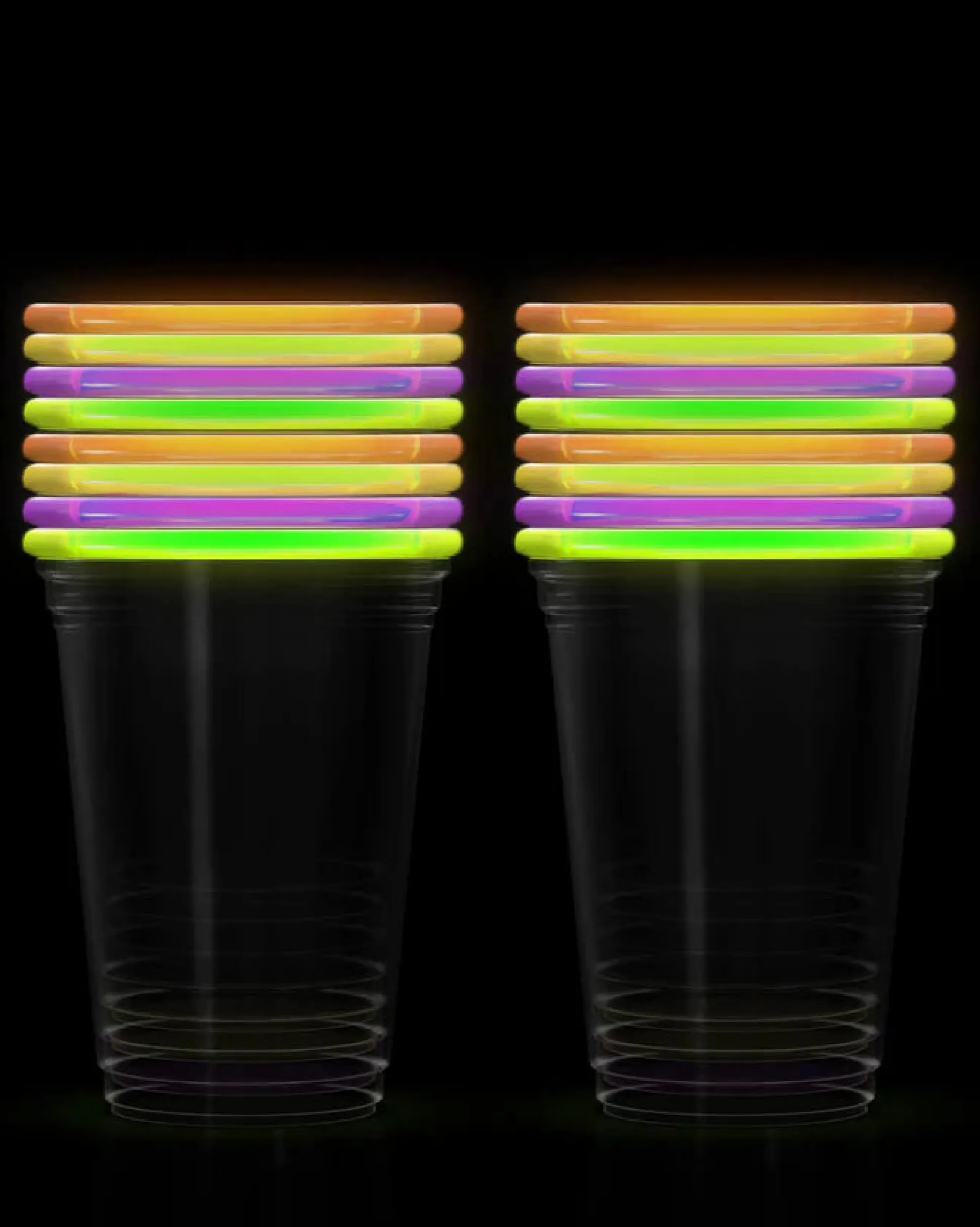 Rave Girl Glo Cups, Pack of 16
