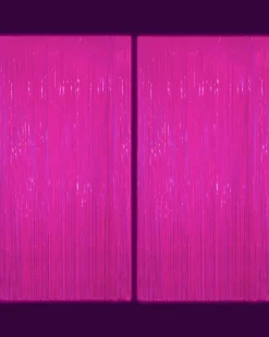 Rave Girl Glo Curtain - neon curtain