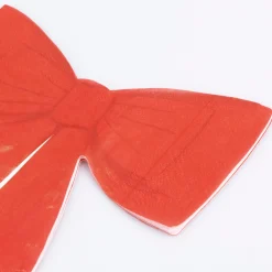 Red Bow Napkins, Pack of 16