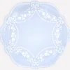 Rococo Blue Dinner Plates, Set of 8