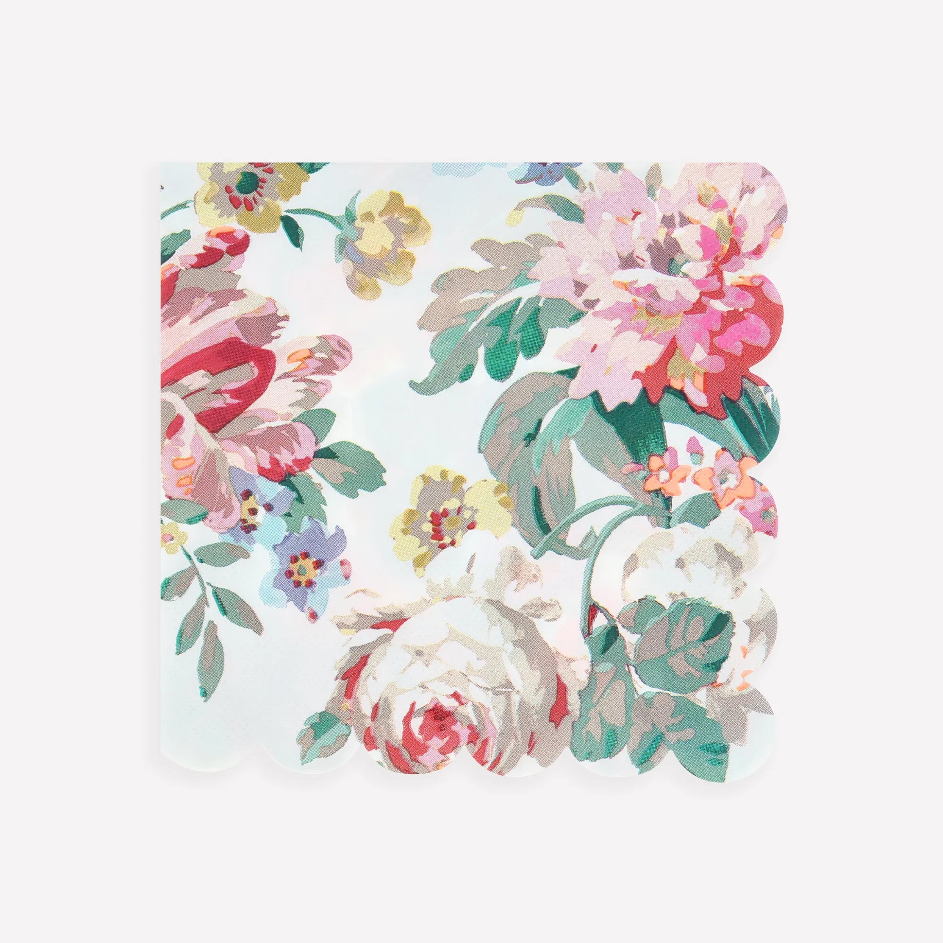 Rococo Floral Large Napkins, Set of 16