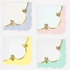 Rococo Pastel Small Napkins, Set of 16
